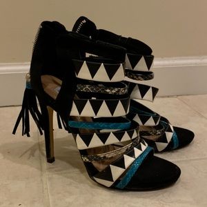 Steve Madden high heels Strapped geometric